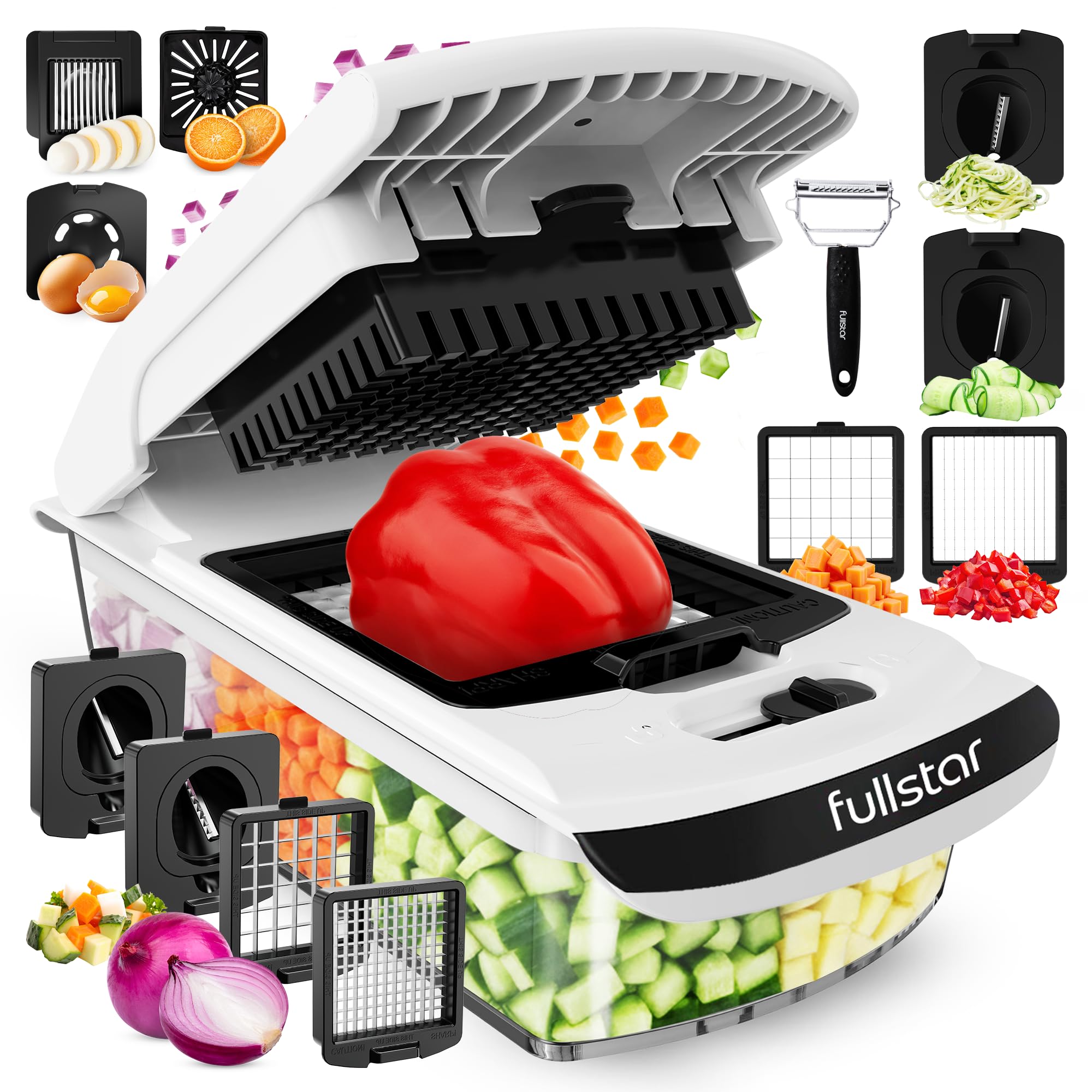 4-in-1 Vegetable Chopper & Spiralizer