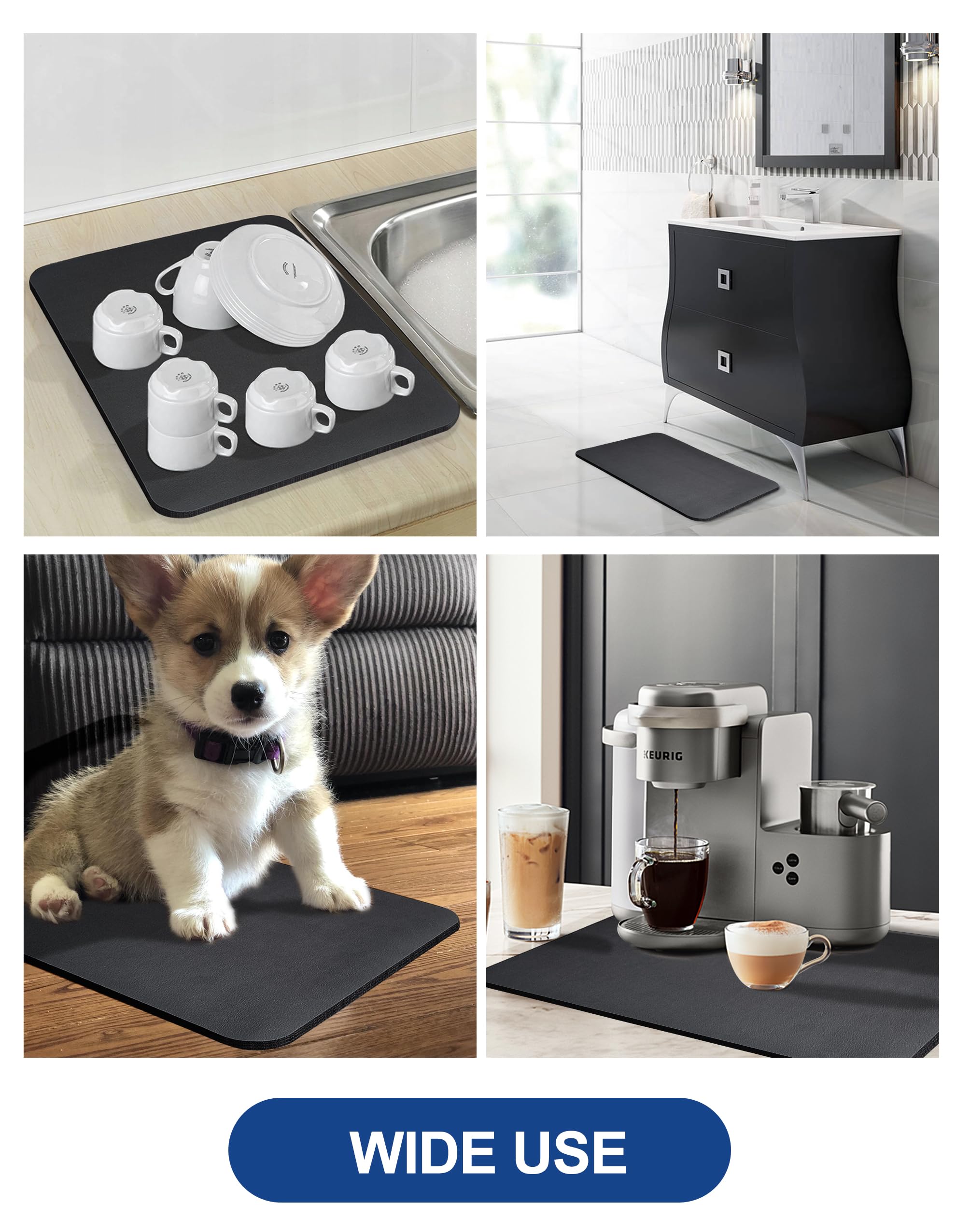 Dish Drying Pad for Kitchen Counter