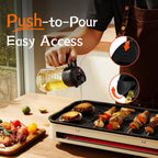 2-in-1 Glass Olive Oil Sprayer Bottle