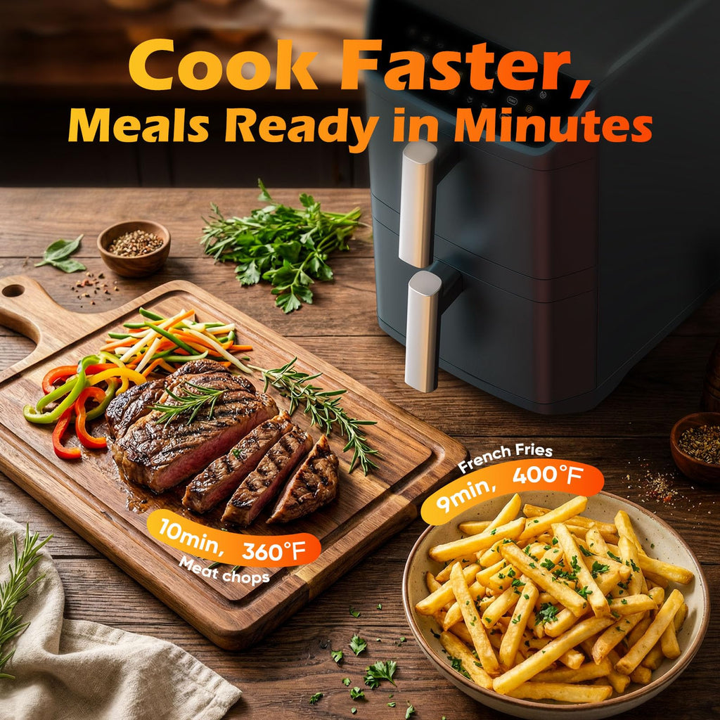 12.6QT Dual Basket Air Fryer