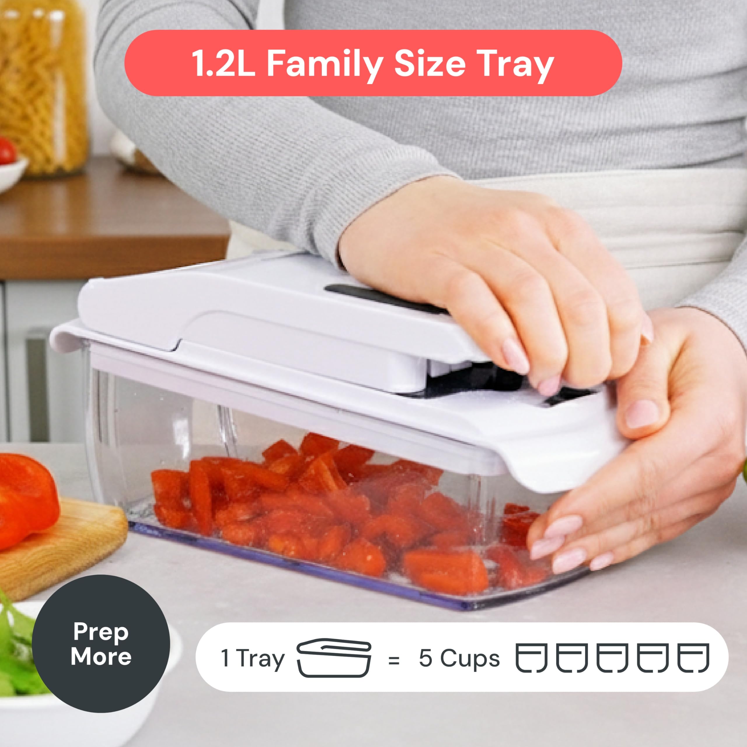 4-in-1 Vegetable Chopper & Spiralizer
