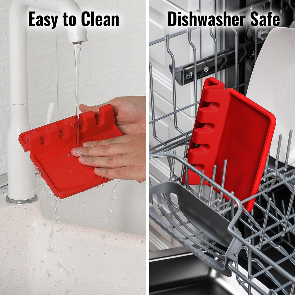 Heat-Resistant Silicone Spoon Rest