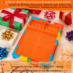 Silicone Griddle Tool Mat with Drip Pad
