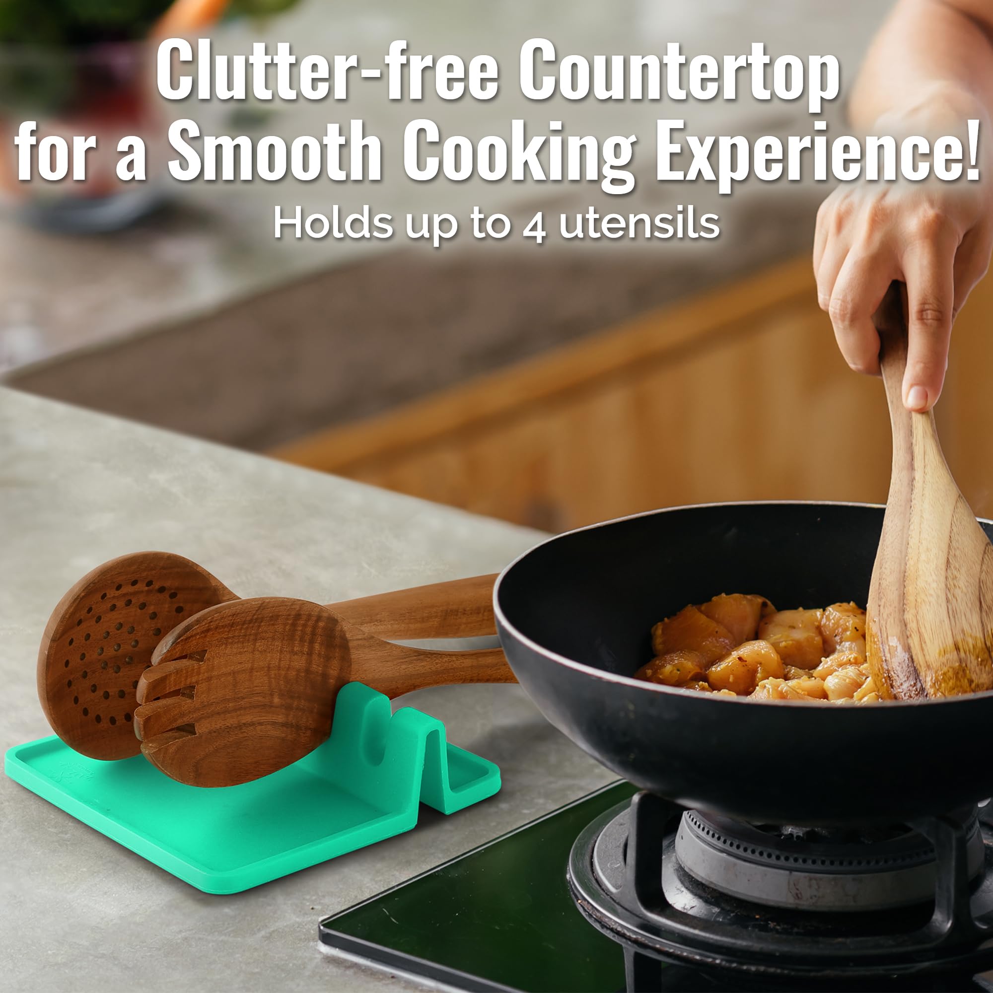 Heat-Resistant Silicone Spoon Rest