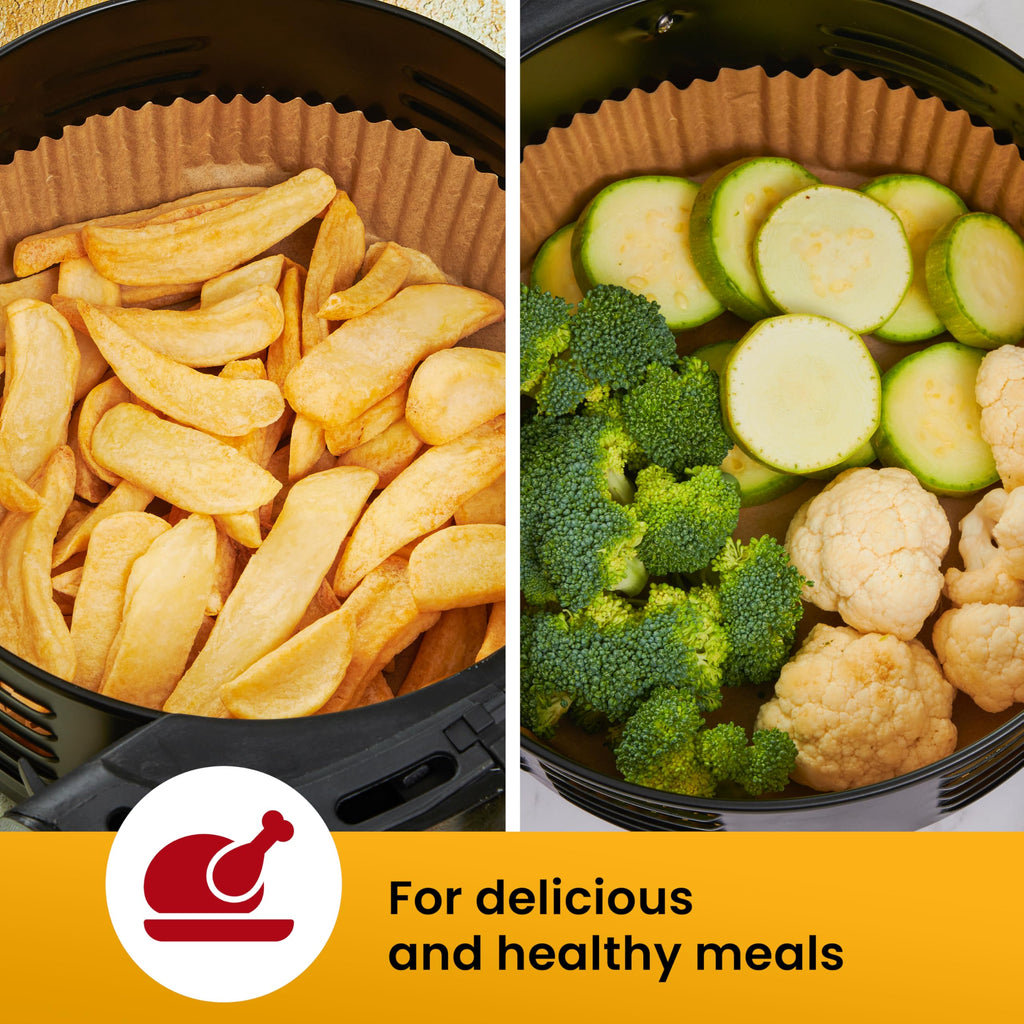 Air Fryer Disposable Paper Liners (125 pcs)