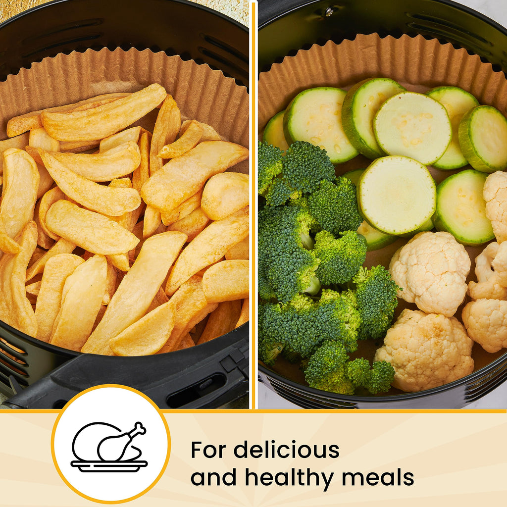 Air Fryer Disposable Paper Liners (125 pcs)