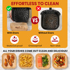 Air Fryer Disposable Paper Liners (125 pcs)