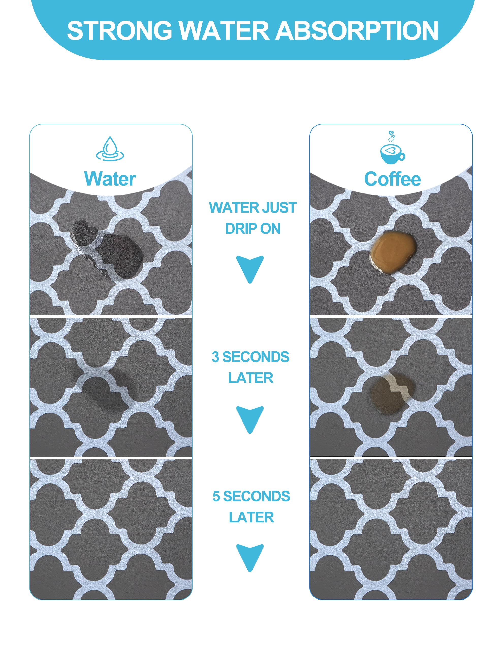 Dish Drying Pad for Kitchen Counter