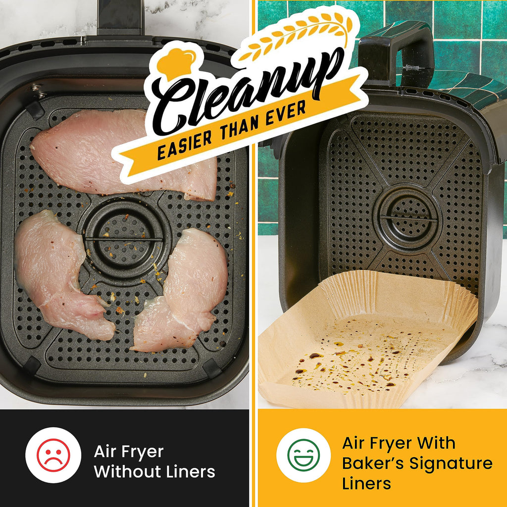 Air Fryer Disposable Paper Liners (125 pcs)
